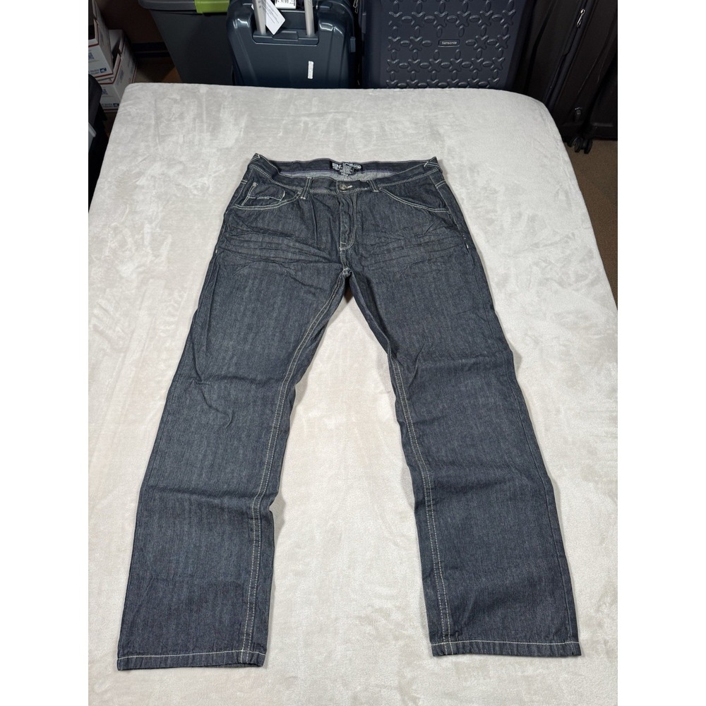 Vintage Enyce Jeans Size 38 Dark Blue Baggy Y2K Hip Hop